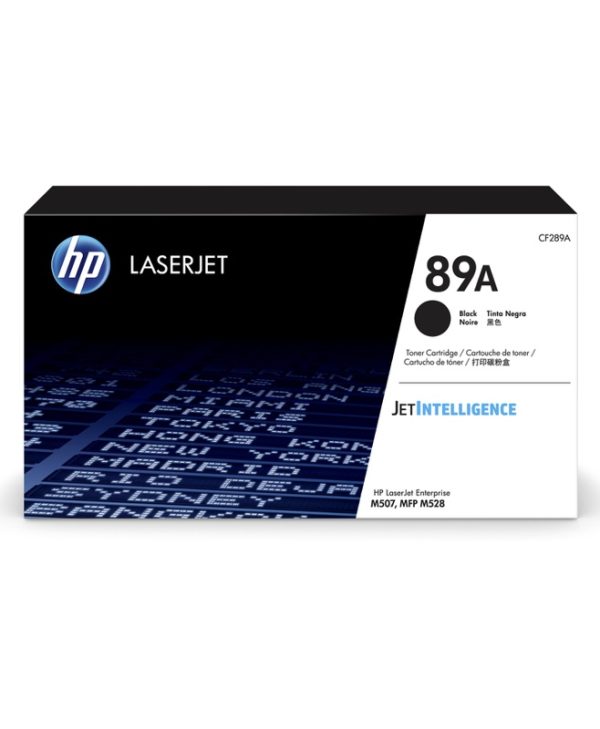 HP 89A Original LaserJet Toner Cartridge Black 5K Pgs CF289A