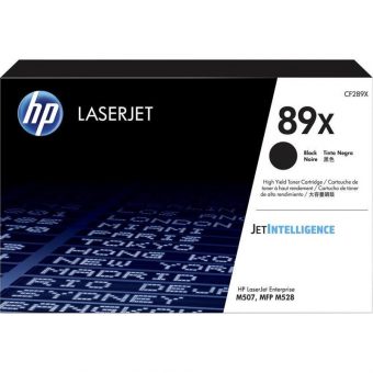 HP 89X Original LaserJet Toner High Yield Cartridge Black 10K Pgs CF289X