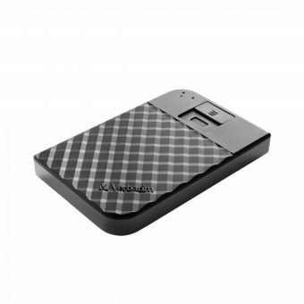 Verbatim Fingerprint Secure Portable Hard Drive 2TB USB 3.1 Black 53651 - Image 2