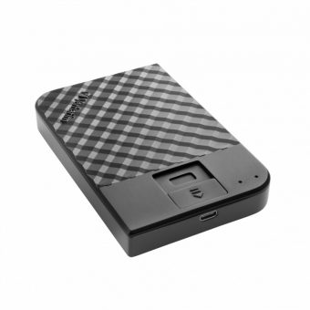 Verbatim Fingerprint Secure Portable Hard Drive 2TB USB 3.1 Black 53651 - Image 3