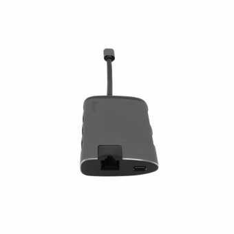 Verbatim USB-C Multiport Hub USB 3.0/HDMI/Gigabit Ethernet/SD-MicroSD 49142 - Image 4