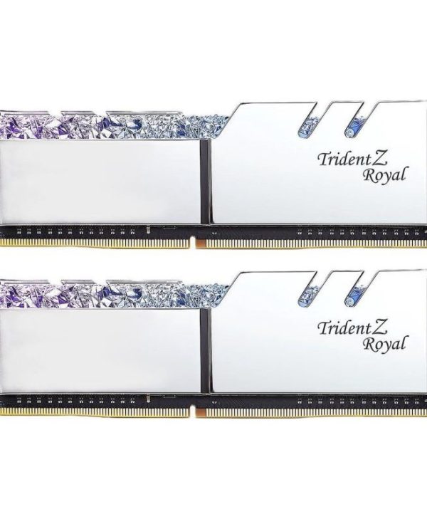 G.Skill Trident Z Royal 32GB (2x16GB) 3200MHz DDR4 Silver F4-3200C16D-32GTRS
