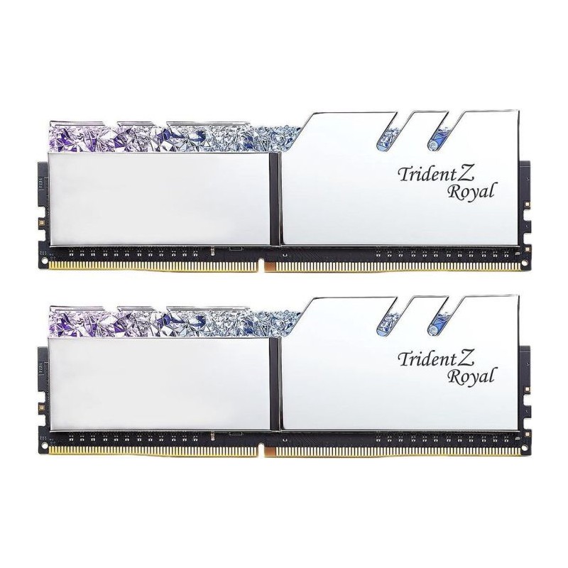 1 G.Skill Trident Z Royal 32GB (2x16GB) 3200MHz DDR4 Silver F4-3200C16D-32GTRS - Image 1