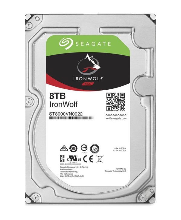 Seagate IronWolf NAS 8TB 3.5" Sata III ST8000VN004