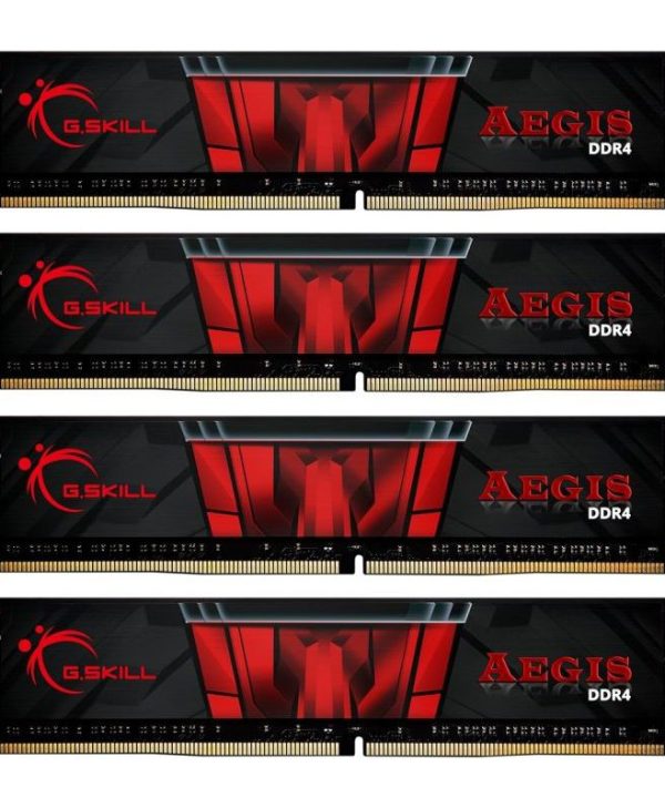 G.Skill Aegis 64GB (4x16GB) 3200MHz DDR4 F4-3200C16Q-64GIS