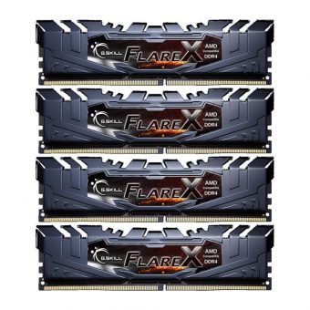 G.Skill FlareX 32GB (4x8GB) 3200MHz DDR4 F4-3200C16Q-32GFX