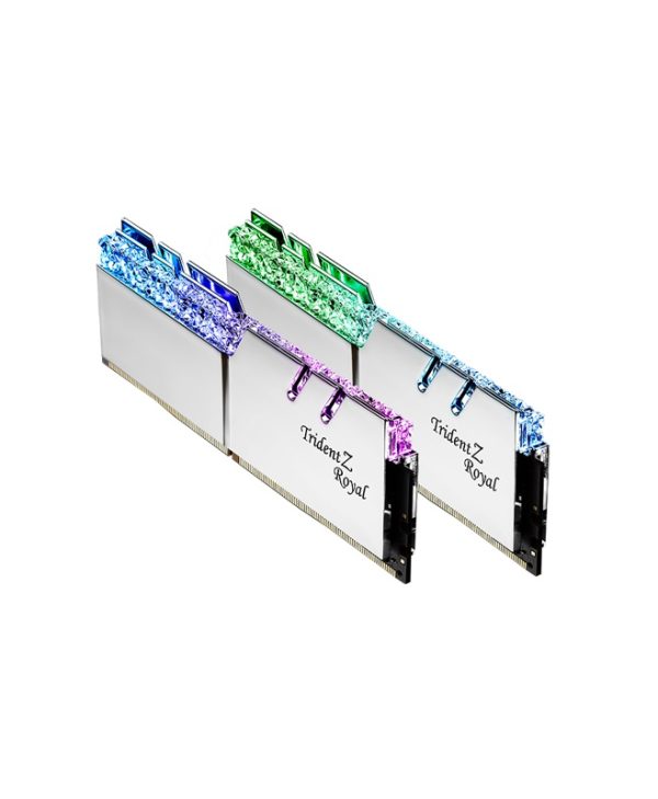 G.Skill Trident Z Royal K2 32GB (2x16GB) 3600MHz DDR4 Silver F4-3600C16D-32GTRSC