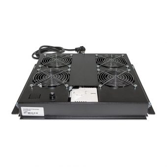 Intellinet Σετ Ανεμιστήρα x4 με θερμοστάτη Black 766623712866