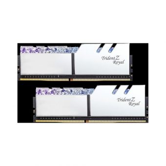 G.Skill Trident Z Royal 32GB (2x16GB) 3200MHz DDR4 Silver F4-3200C16D-32GTRS - Image 2