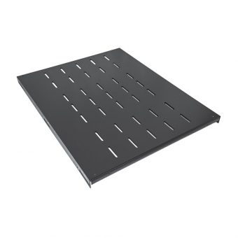 Intellinet 60cm 19" 1U up to 100Kg Rack Shelf Black 766623712576 - Image 2