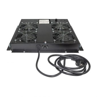 Intellinet Σετ Ανεμιστήρα x4 με θερμοστάτη Black 766623712866 - Image 2
