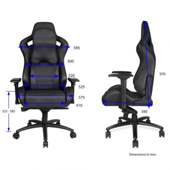 AndaSeat Dark Knight XL Premium Gaming Chair Carbon Black AD12XLDARK-B-PV/CB01 - Image 3