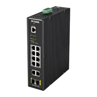 D-Link DIS-200G-12PS 10-Port Gigabit / 8-Port PoE Switch - Image 3