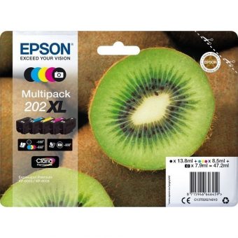 Epson 202XL Multipack Inks B/C/M/Y C13T02G74010