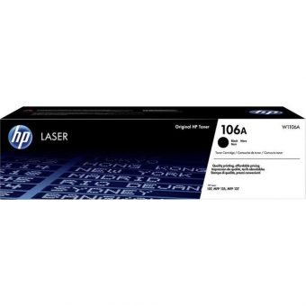 HP 106A Black Original LaserJet Toner 1K Pgs W1106A