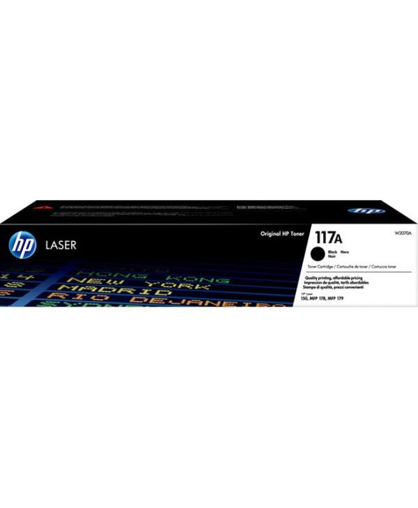 HP 117A Black Original LaserJet Toner 1K Pgs W2070A