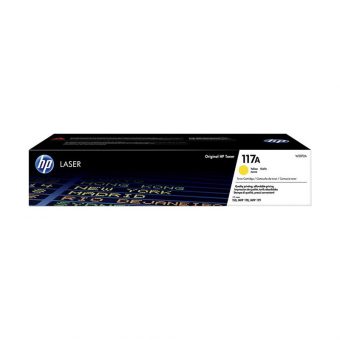 HP 117A Yellow Original LaserJet Toner 700 Pgs W2072A