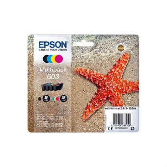 Epson 603 Multipack Inks B/C/M/Y C13T03U64010
