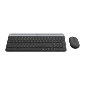 Logitech MK470 Slim Wireless Desktop Set Black 920-009204 - Image 2