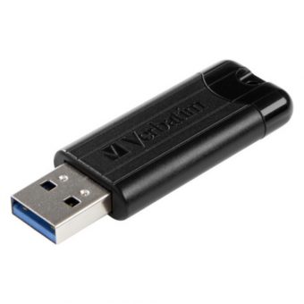 Verbatim PinStripe 256GB USB 3.0 Black 49320 - Image 3