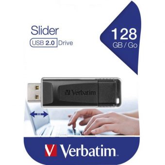 Verbatim Store & Go Slider 128GB USB 2.0 Black 49328 - Image 4