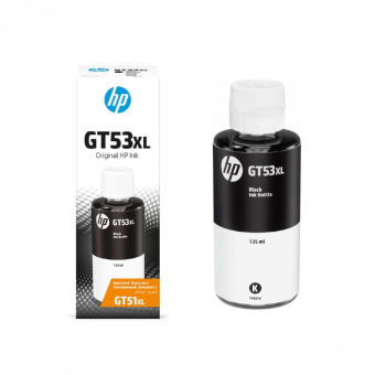 HP GT53XL Black Ink Bottle 135ml 6K Pgs 1VV21AE