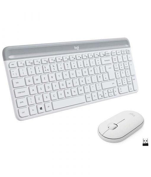 Logitech MK470 Slim Wireless Desktop Set White 920-009205