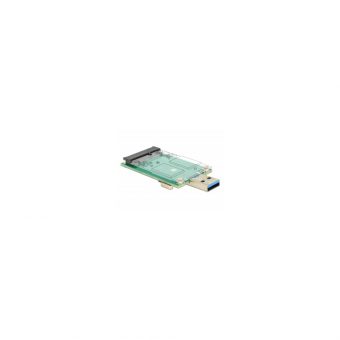 DeLock Converter USB 3.0 Type-A Male to mSATA 62681