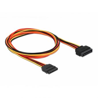 Delock Extension Cable Power SATA 15-Pin Male to SATA 15-Pin Female 1m 60133 - Image 2