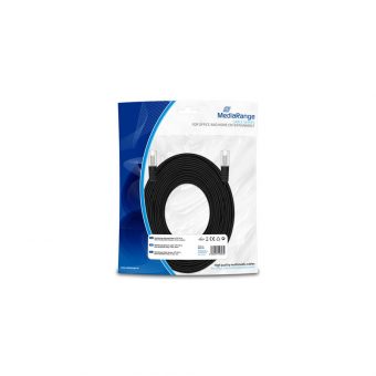 MediaRange UTP Cable Cat.6 15m Black MRCS121