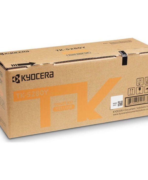 Kyocera TK-5280Y Toner Yellow 11K Pgs 1T02TWANL0
