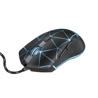 Trust GXT 133 Locx Illuminated Gaming Wired Mouse Black 22988