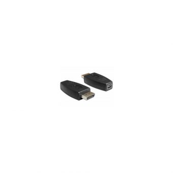 DeLock Adapter DisplayPort Male - Mini-DisplayPort Female Black 65237