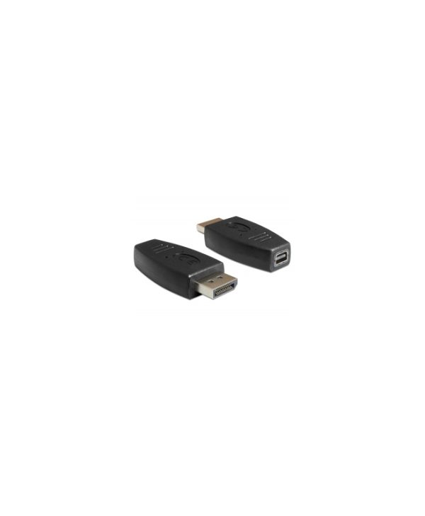 DeLock Adapter DisplayPort Male - Mini-DisplayPort Female Black 65237