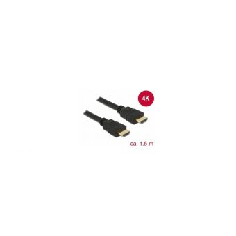 DeLock Cable HDMI Male - HDMI Male with Ethernet 4K 1.5m 84753