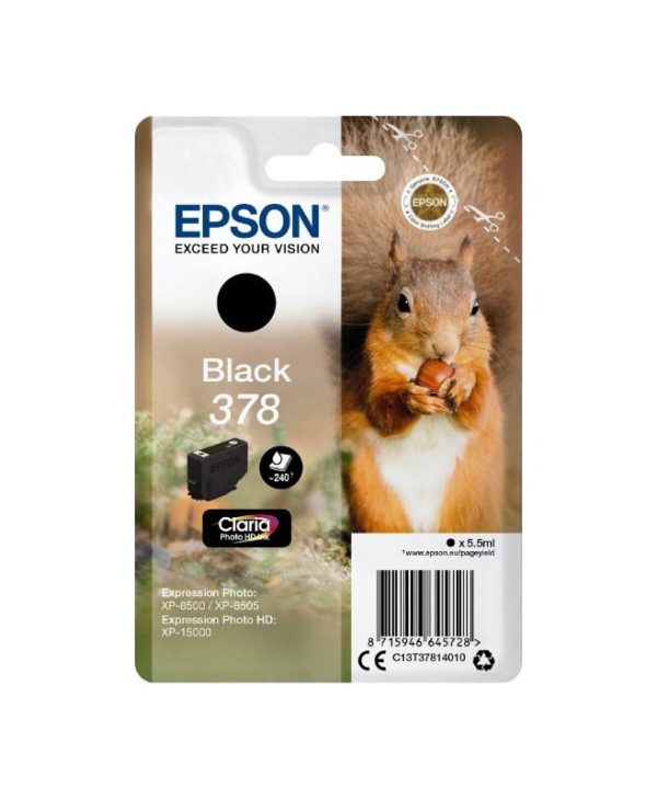 Epson 378 Black 5.5ml C13T37814010