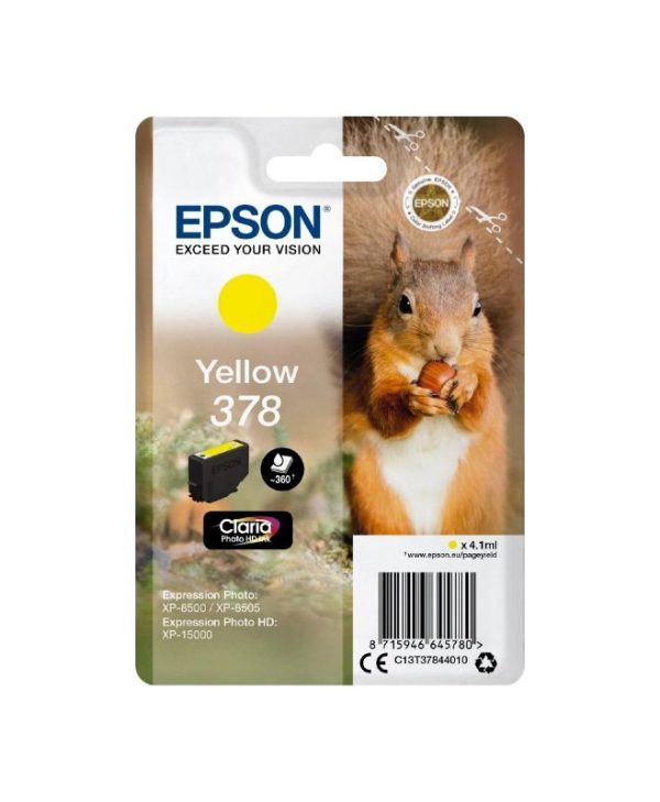 Epson 378 Yellow 4.1ml C13T37844010