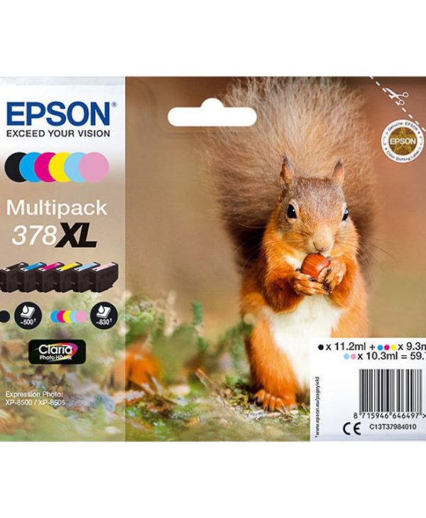 Epson 378XL Multipack (BL/C/M/Y/LC/LM) C13T379840