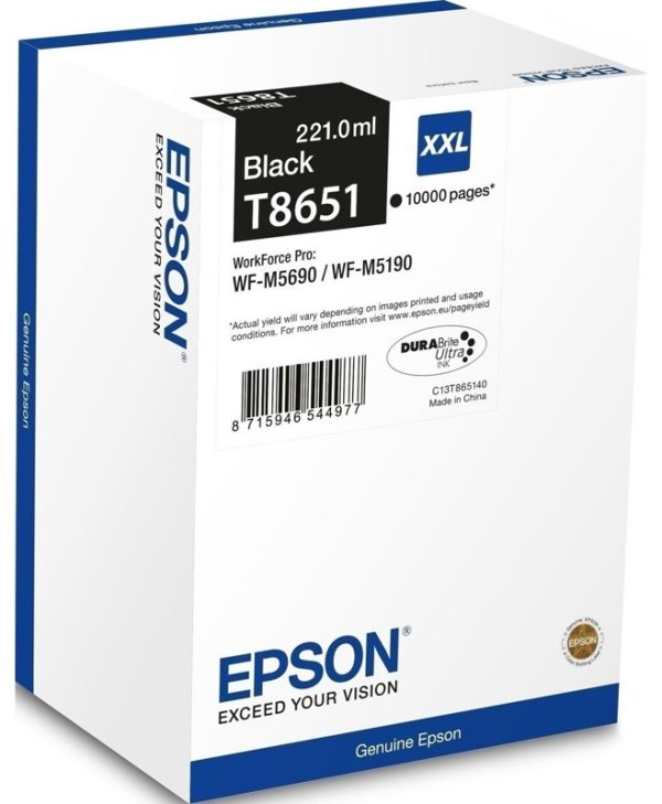 Epson T8651XXL Black 10K Pgs C13T865140