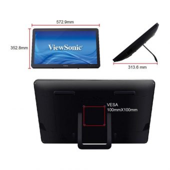 Viwesonic TD2430 23.6" FHD Touch MVA Monitor - Image 2