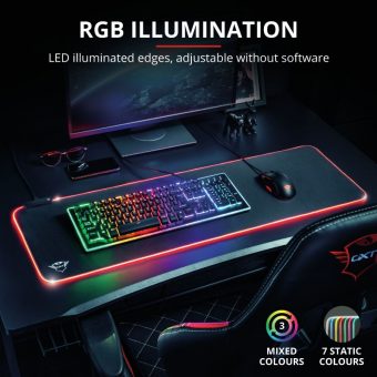 Trust GXT764 Glide-Flex Flexible RGB Mouse Pad 23395 - Image 3