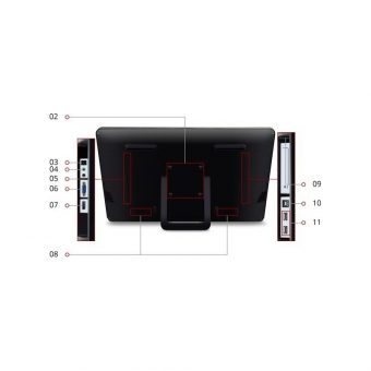 Viwesonic TD2430 23.6" FHD Touch MVA Monitor - Image 4