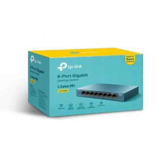 TP-Link 8-Port Gigabit Desktop Network Switch LS108G v1 - Image 4