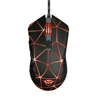 Trust GXT 133 Locx Illuminated Gaming Wired Mouse Black 22988 - Image 4