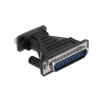 DeLock Adapter USB 2.0 Type-A Male - Serial DB9 RS232 Male + Adapter DB25 1.8m Black 61308 - Image 5