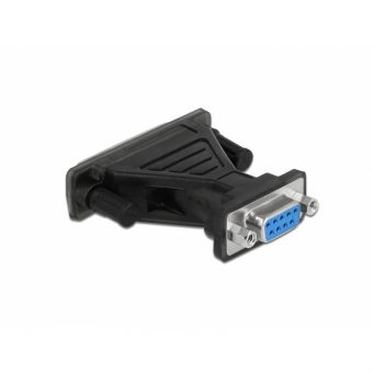 DeLock Adapter USB 2.0 Type-A Male - Serial DB9 RS232 Male + Adapter DB25 1.8m Black 61308 - Image 4