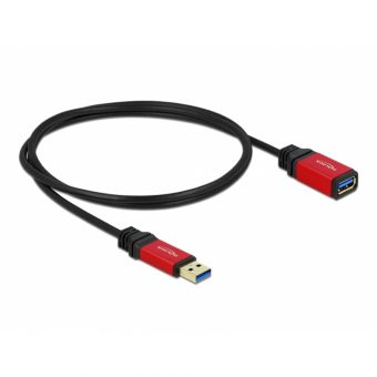 DeLock Extension Cable USB 3.0 Type-A Male - USB 3.0 Type-A Female 1m Premium Black 82752 - Image 2