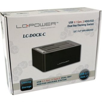 LC-Power 2.5"&3.5" USB 3.0 Sata Docking Station LC-DOCK-C - Image 6