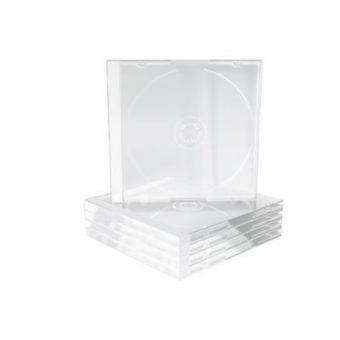 MediaRange CD Jewelcase 10.4mm 5-Pack Transparent BOX31-T_1