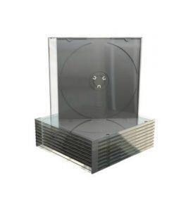 MediaRange CD Slimcase 5.2mm Transparent with Black Tray BOX21